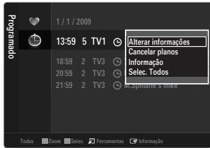 SAMSUNG LE32B551A6W - ■ Ordenar (apenas canais analógicos) - 1