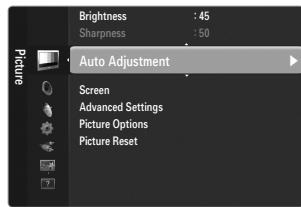 SAMSUNG LE32B551A6W - Auto Adjustment - 1
