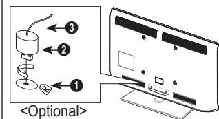 SAMSUNG LE32B551A6W - Anti-Theft Kensington Lock - 1
