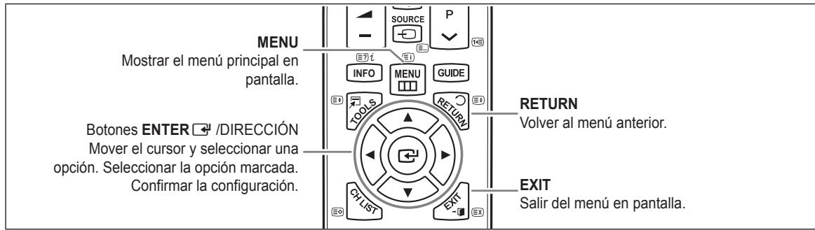 SAMSUNG LE32B551A6W - Visualización de los menús - 1