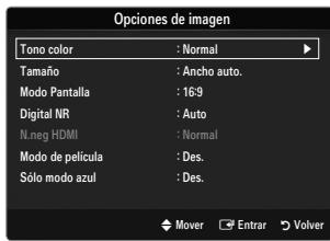SAMSUNG LE32B551A6W - □ Opciones de imagen - 1