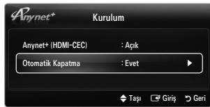 SAMSUNG LE32B551A6W - ■ Otomatik Kapatma → Hayır / Evet - 1