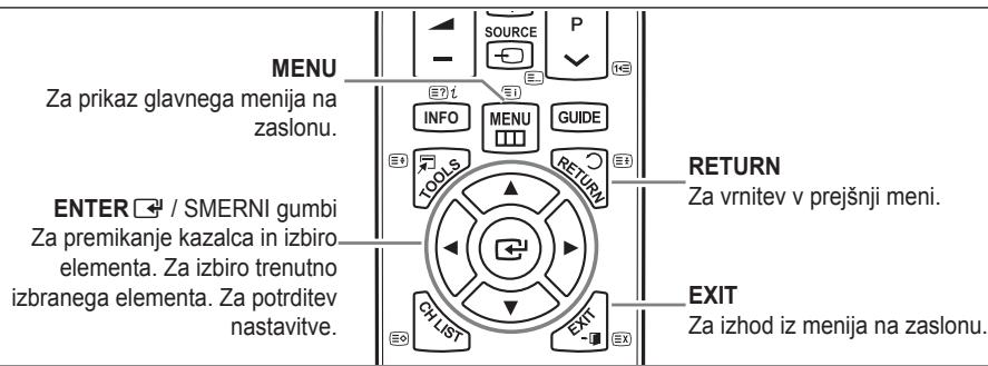 SAMSUNG LE32B551A6W - Ogled menijev - 1