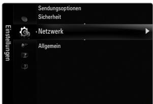 Sendungsoptionen Sicherheit - Netzwerk Allgemein