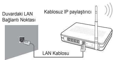 Duvardaki LAN Bağlantı Noktası Kabelosuz IP paylaştırcı LAN Kablosu