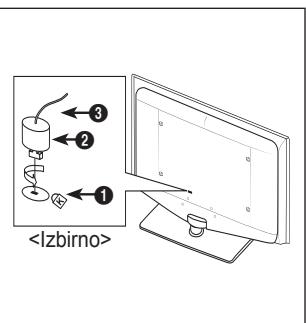 SAMSUNG LE32B650T2WXXC - Namestitev kompleta za pritrditev na steno - 3
