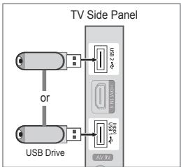 TV Side Panel USB Drive or ACIR