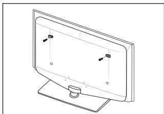 SAMSUNG LE32B650T2WXXC - Per evitare una eventuale caduta del televisore: - 2
