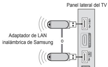 Panel lateral del TV Adaptador de LAN inalámbrica de Samsung 0