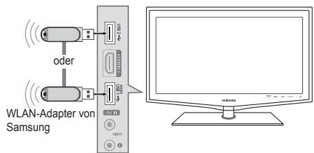 SAMSUNG LE32B652 - - Verbinden mit einem Ad-hoc-Netzwerk im WLAN - 5