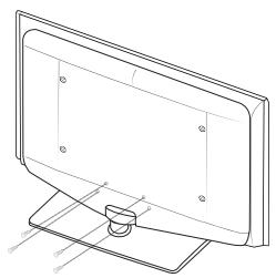 SAMSUNG LE32B652 - Installing the Stand - 3