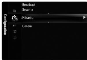 SAMSUNG LE32B652 - Configuration internet-auto. - 1