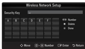SAMSUNG LE32B652 - - Select a network - 1