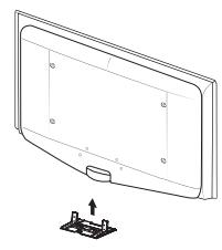 SAMSUNG LE32B652 - Anbringen der Wandhalterung - 1