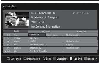 SAMSUNG LE32B652 - Verwendend des vollständigen Programmführers / Mini-Programmführers - 1