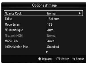 SAMSUNG LE32B652 - Nuance coul. froide / normal / CHAUDE1 / CHAUDE2 / CHAUDE3 - 1