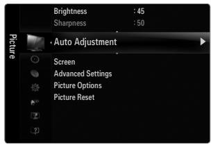 SAMSUNG LE32B652 - Auto Adjustment - 1
