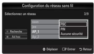 SAMSUNG LE32B652 - Sélectionnez un réseau - 6