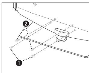SAMSUNG LE32B652 - Installing the Stand - 2