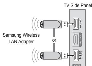SAMSUNG LE32B652 - Network Connection - Wireless - 2