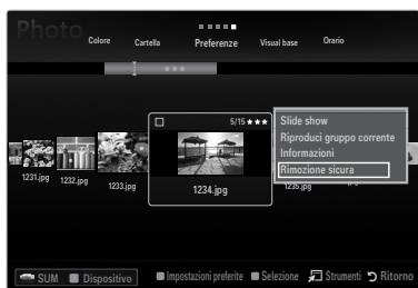SAMSUNG LE32B652 - Rimozione sicura di un dispositivo USB - 4