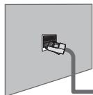 SAMSUNG LE32B652 - You can connect the LAN via a Sharer (Router). - 1