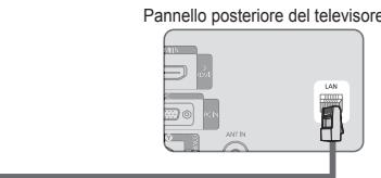 SAMSUNG LE32B652 - Connessione LAN via cavo per un ambiente DHCP - 5