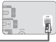 SAMSUNG LE32B652 - You can connect the LAN via a Sharer (Router). - 3