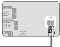 SAMSUNG LE32B652 - LAN-Verbindung für eine Umgebung mit statischen IP-Adressen - 2