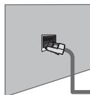 SAMSUNG LE32B652 - Sie konnen die Netzwerkverbindung auch über einen Sharer (Router) herstellen. - 1