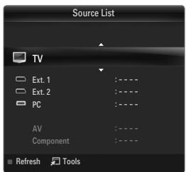 SAMSUNG LE32B653T5P - TV/Ext.1/Ext.2/AV/Component/PC/HDMI1/HDMI2/HDMI3/DVI/HDMI4/USB1/USB2 - 2