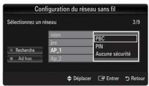 SAMSUNG LE32B653T5P - - Sélectionnez un réseau - 5
