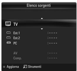 SAMSUNG LE32B653T5P - Elenco sorgenti - 2