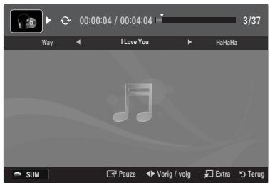 SAMSUNG LE32B653T5P - Een muziekbestand aftspelen - 1