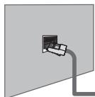 SAMSUNG LE32B653T5P - Sie konnen die Netzwerkverbindung auch über einen Sharer (Router) herstellen. - 1