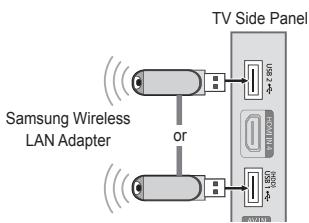 SAMSUNG LE32B653T5P - Network Connection - Wireless - 2