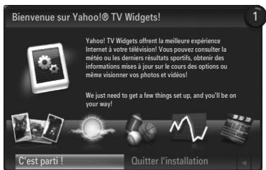 SAMSUNG LE32B653T5P - Mise en route d'Internet@TV - 2