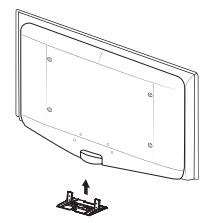 SAMSUNG LE32B653T5P - Anbringen der Wandhalterung - 1