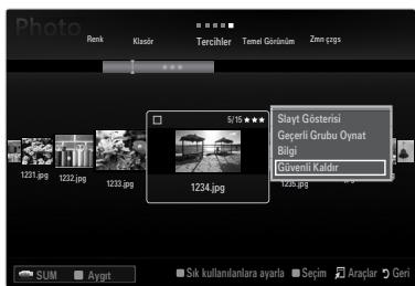SAMSUNG LE32B653T5P - USB Bellek Aygiti Güvenle Ayirma - 1