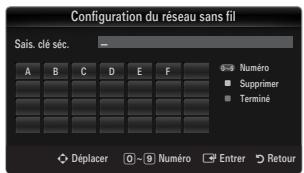 SAMSUNG LE32B653T5P - - Sélectionnez un réseau - 1