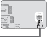 SAMSUNG LE32B653T5P - LAN-verbinding voor een staticische IP-omgeving - 2