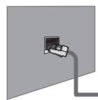 SAMSUNG LE32B653T5P - Povezava LAN-a za omreje DHCP-ja - 1