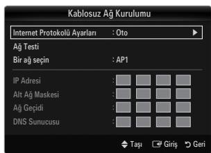 SAMSUNG LE32B653T5P - Kablosuz Ağ Kurulumu - Oto - 1