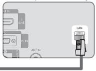 SAMSUNG LE32B653T5P - LAN Iahko povezete prek delilnika (usmerjevalnika). - 3