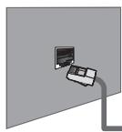 SAMSUNG LE32B653T5P - Statik IP Ortami Için LAN Baglantisi - 1