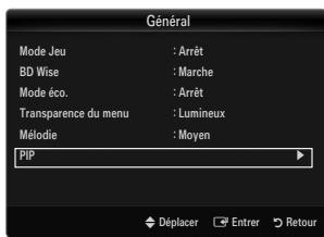 SAMSUNG LE32B653T5P - Visualisation d'une image dans l'image - 1