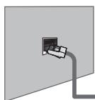 SAMSUNG LE32B653T5P - You can connect the LAN via a Sharer (Router). - 1