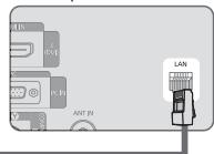 SAMSUNG LE32B653T5P - E' possible collegare il teilevisore a una LAN mediente un Router. - 4