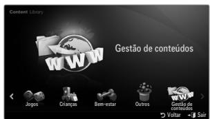 SAMSUNG LE32B653T5P - Os meus conteudos - 1