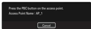 SAMSUNG LE32B653T5P - Connecting WPS (Wi-Fi Protected Setup) - 2